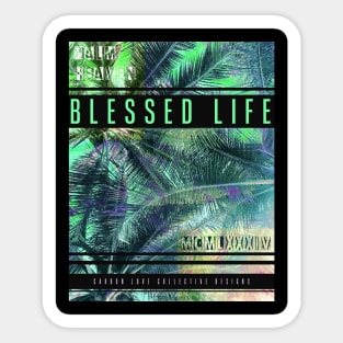 Bless Life - Beach Style - Surfer Design Sticker